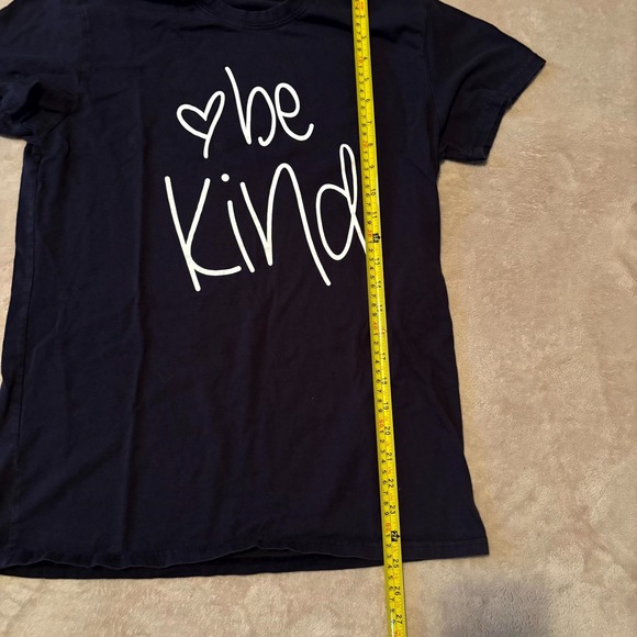 Be Kind Graphic T-Shirt Women's Black Short Sleeve Inspirational Tee - Picture 4 of 6